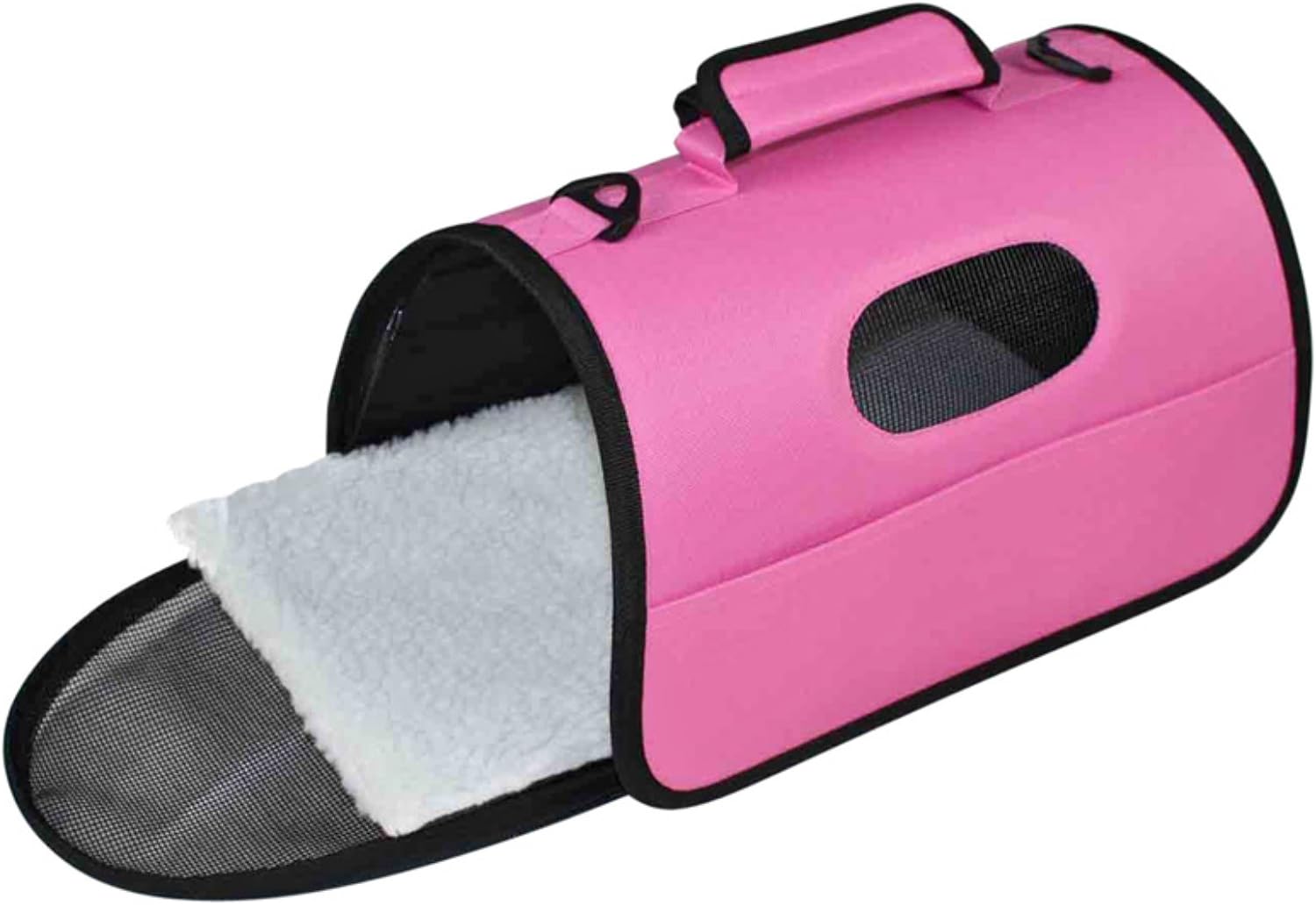 Pet Carrier, Dog Carrier, Folding Zippered Cage Carrier