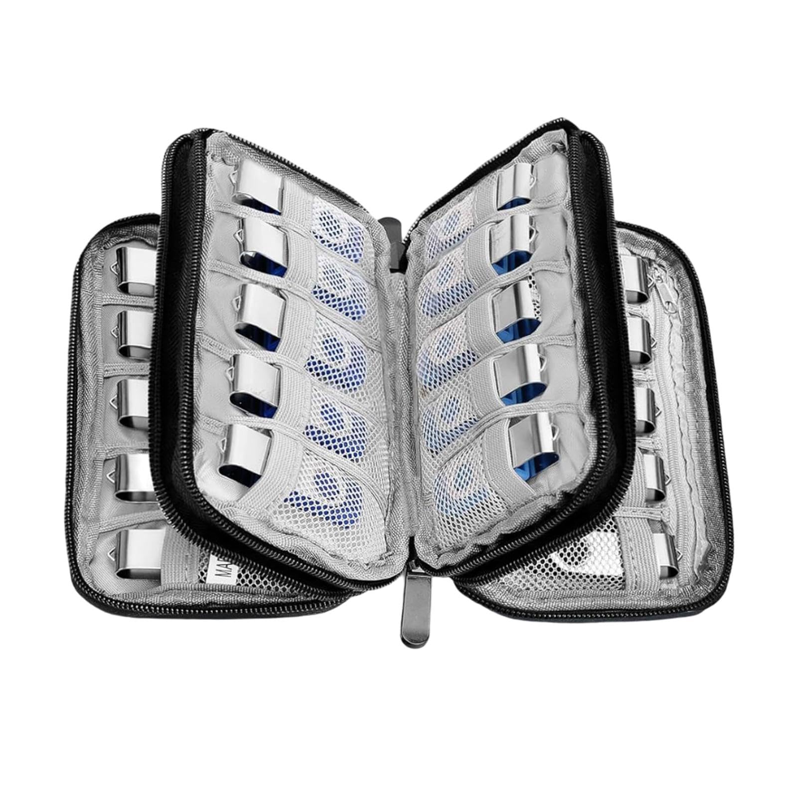 Borsa Per Chiavette USB - Custodia EVA Impermeabile Con 10 Slot - Organizzatore Portatile