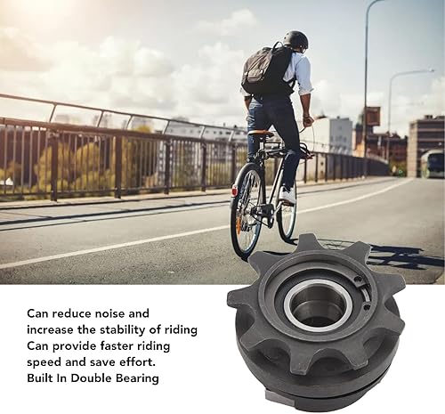 Miniatura 3 de Piñón de bicicleta Freewheel, rueda libre de la bicicleta de rotación 9T conducción rápida sola velocidad para 412 bicicleta plegable rueda libre