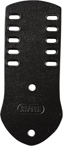 Miniatura 8 de Police Citation Bar and Badge Holder One Bar Cuero Genuino Negro