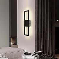 Vista 3 de Lámpara de pared LED para interiores, lámpara de pared moderna de 15.74 pulgadas, lámpara de pared de barra larga, lámpara de decoración con luz