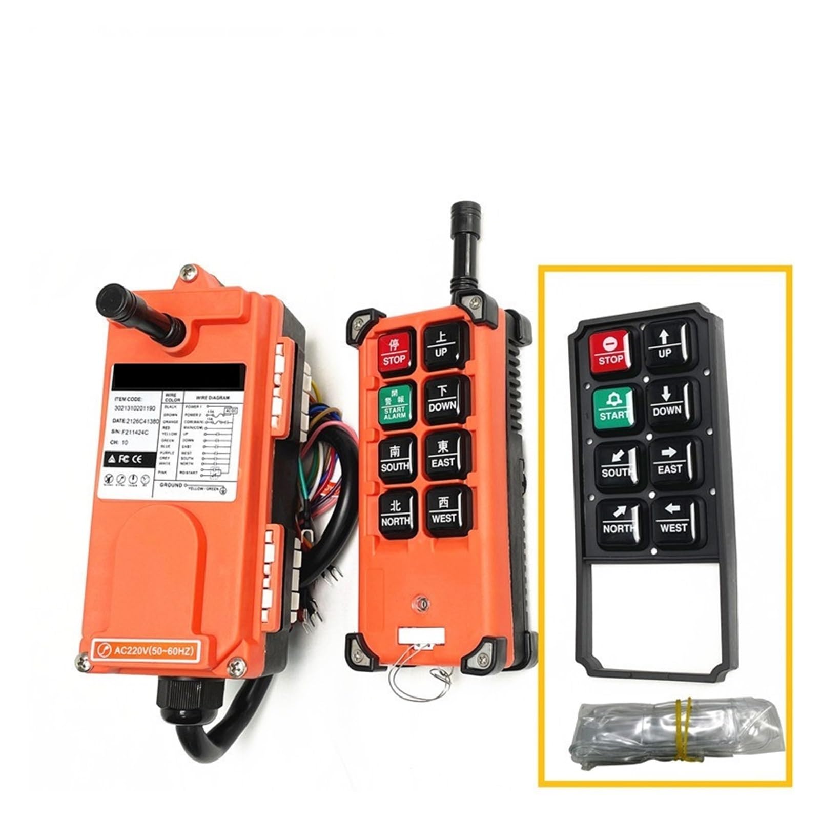 Télécommande UTING JF21-E1B pour remplacer le câble d'une grue de levage