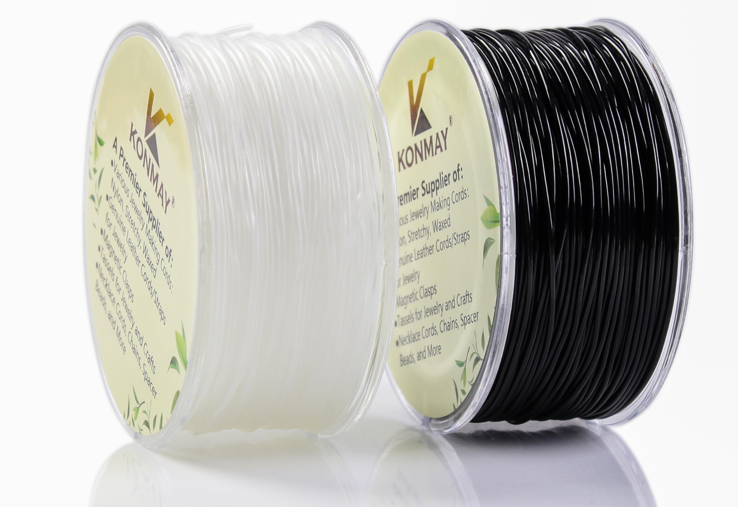 Fil élastique pour bracelets qui ne cassent pas perles de rocaille 0.6mm
