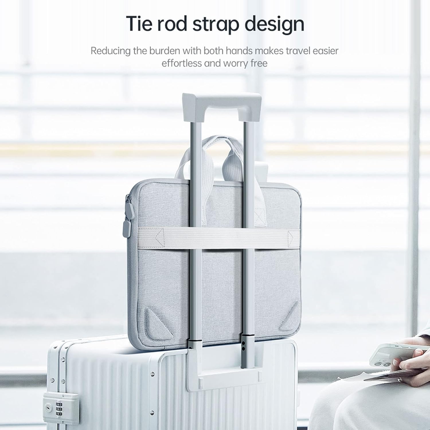 Laptop Bag, Durable Travel Bag for Business, Compatible with MacBook Air/Pro, HP, Dell and Asus Laptops(13-14 inch)