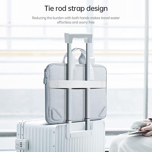 Miniatura 5 de Bolsa para laptop, bolsa duradera para laptop de viaje de negocios, compatible con MacBook AirPro HP Dell Asus Laptop