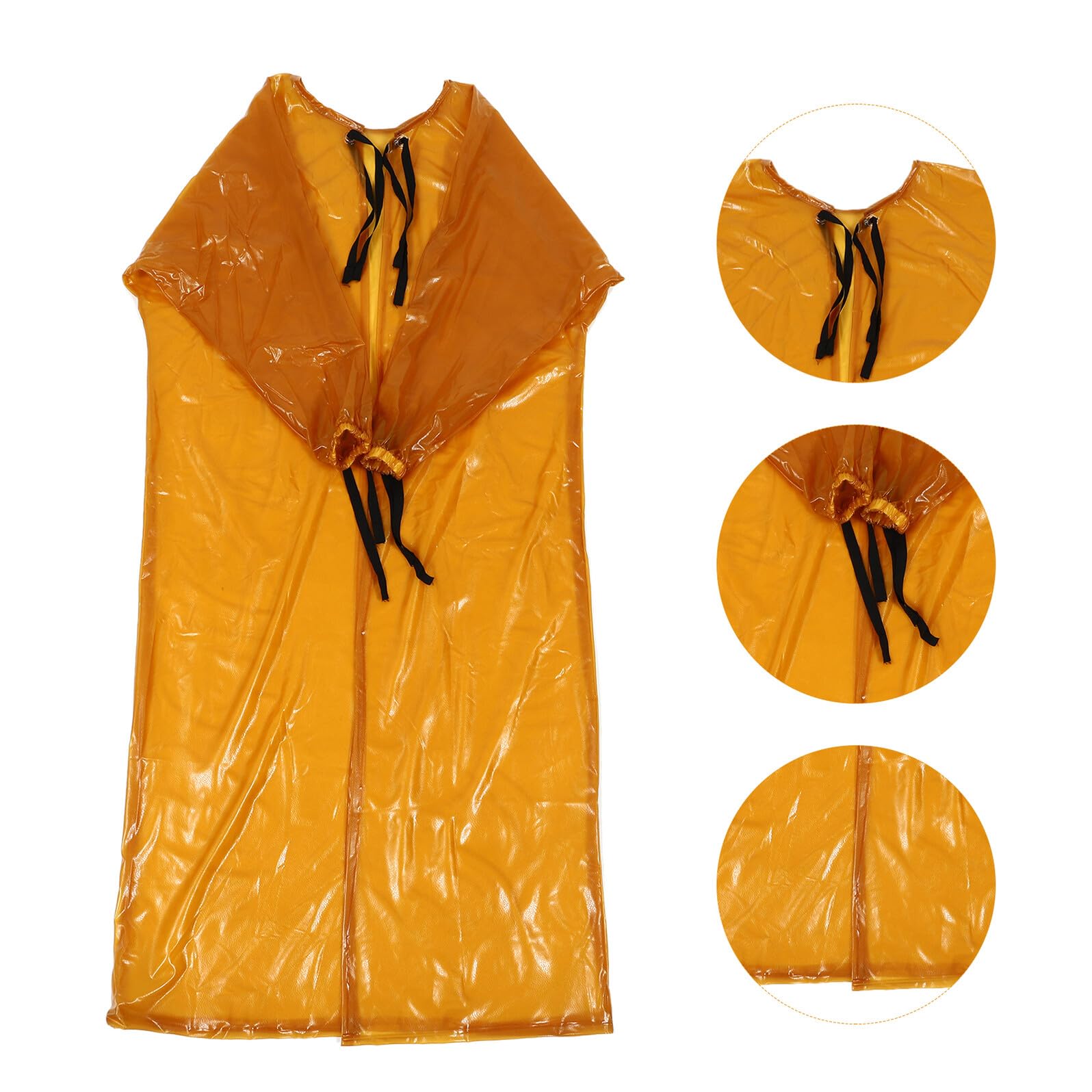 Spritzwassergeschützte PVC Schürze mit Elastischen Bündchen Gelb
