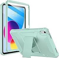 Vista 29 de Funda Soke para iPad (A16) de 11ª Generación de 11 pulgadas 2025, iPad de 10ª Generación de 10.9 pulgadas 2022, con protector de pantalla Azul
