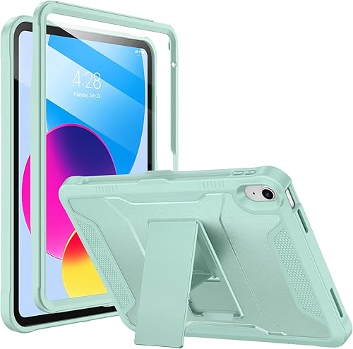 Miniatura 29 de Funda Soke para iPad (A16) de 11ª Generación de 11 pulgadas 2025, iPad de 10ª Generación de 10.9 pulgadas 2022, con protector de pantalla Azul