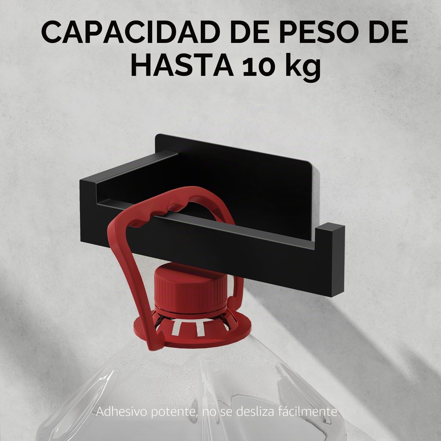 Auxmir Portarrollos Papel Higienico 2 Piezas Acero Inoxidable Baño Adhesivo, Fácil Instalación Soporte sin Taladro Autoadhesivo, Negro