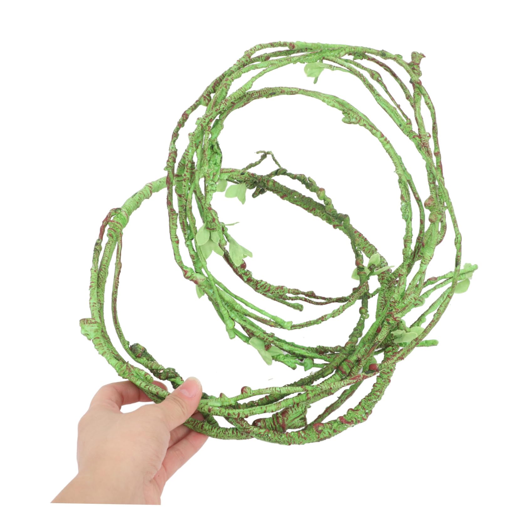 BESPORTBLE Vite Rampicanti Finte per Rettili Decorazione per Terrario Ornamento Vite per Acquario Accessorio per Rettili Piante Rampicanti Artificiali per Uso Domestico Forniture