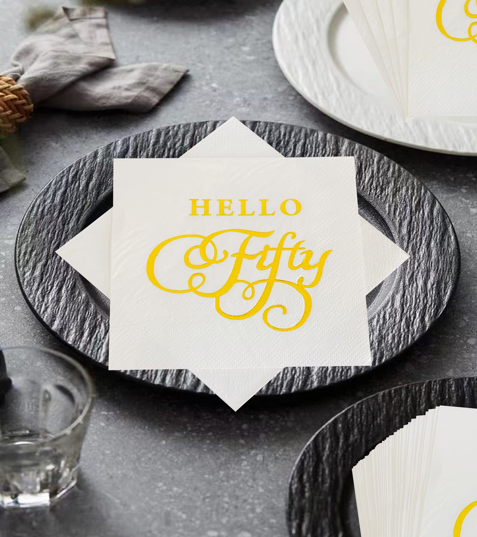 40 Serviettes En Papier Hello Baby – Pour Fête Prénatale, Baptême, Révélation Genre | Serviettes Fête Bébé Motifs