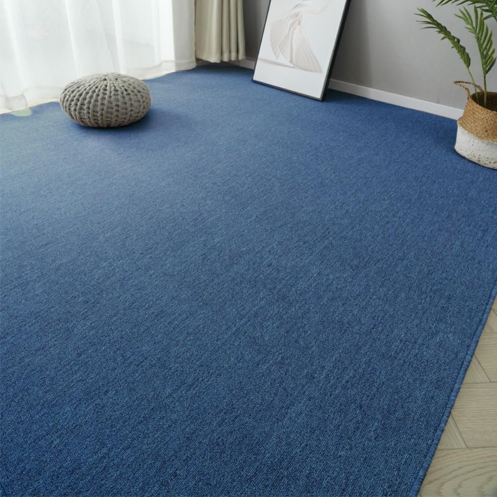 Tapis lavable en machine 50x80 cm bleu ciel avec dossier antidérapant