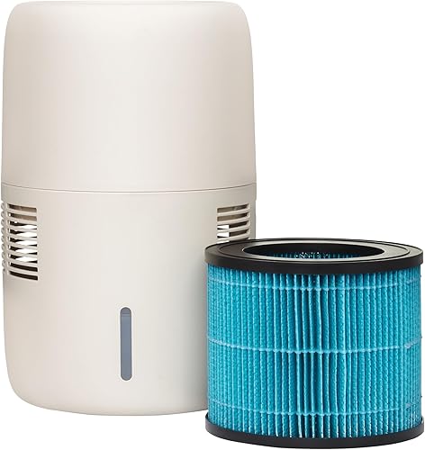 Miniatura 8 de Humea Humidificador evaporativo inteligente con WiFi y control de aplicación, tanque de 3 L, 4 velocidades, 10.1 fl ozh - Silencioso, sin niebla,