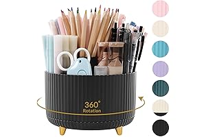 SKYDUE 360 Degree Rotating Desk Organizer: Declutter Your Workspace
