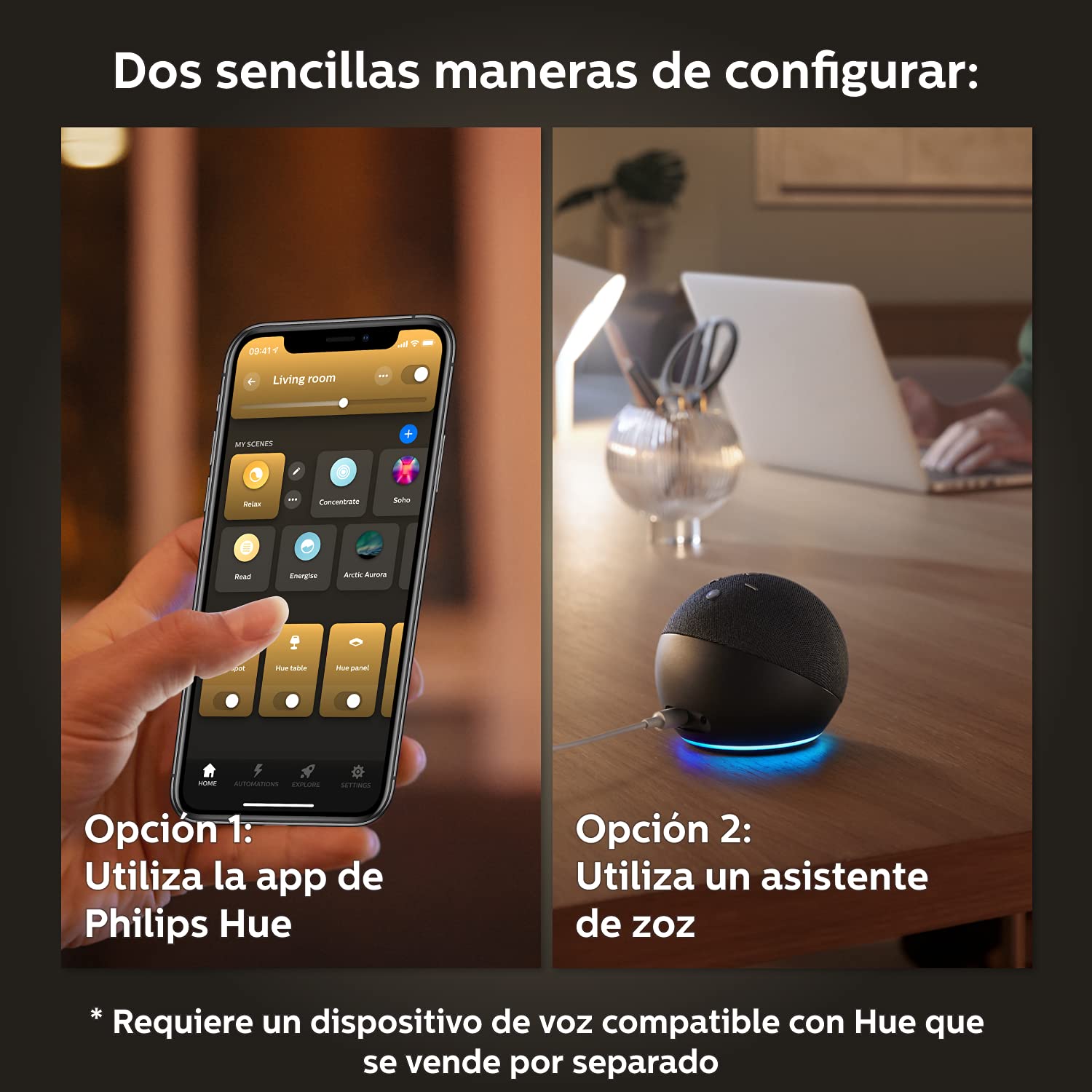 Philips Hue White Luster, Lampadina Sferica Smart, Bluetooh, E14, 5.7W, Dimmerabile, Luce Bianca Calda, Bianco, confezione da 4