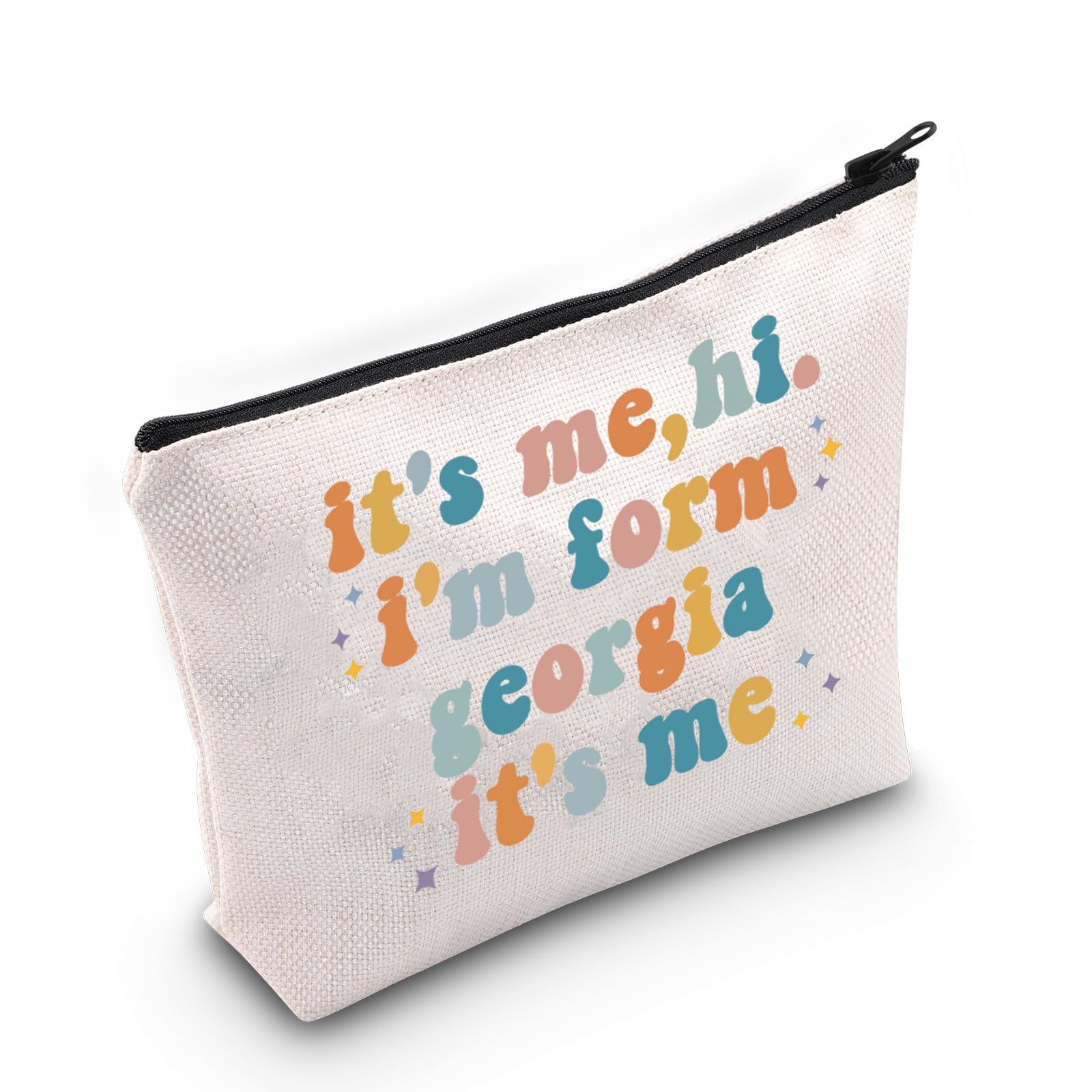 Peach State Gift Georgia Travel Gift Atlanta Wedding Gift It's Me Hi I'm from Georgia It's Me Cosmetic Bag (Georgia)
