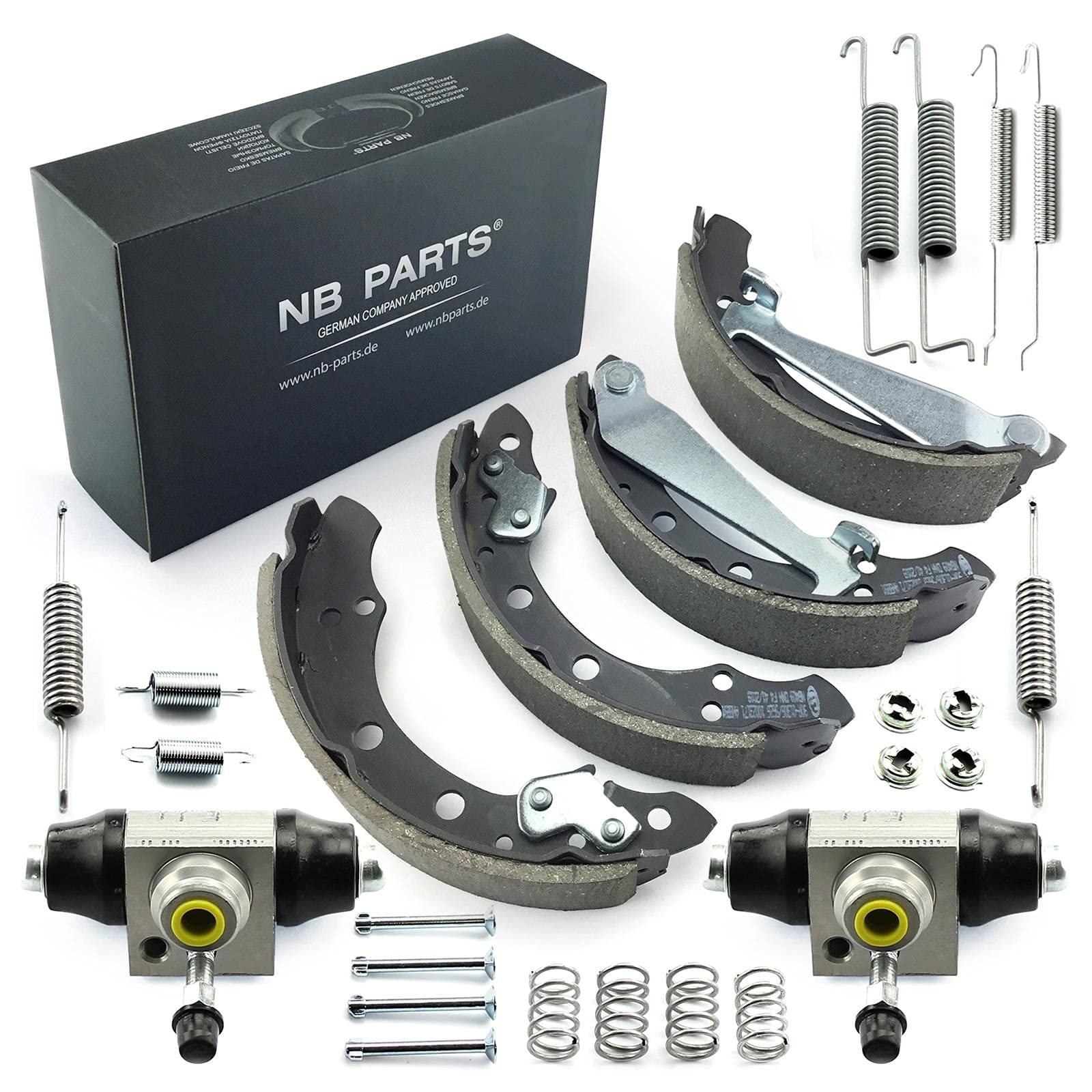 NB PARTS GERMANY 10041063 - Set ganasce freno + cilindro freno a disco + accessori