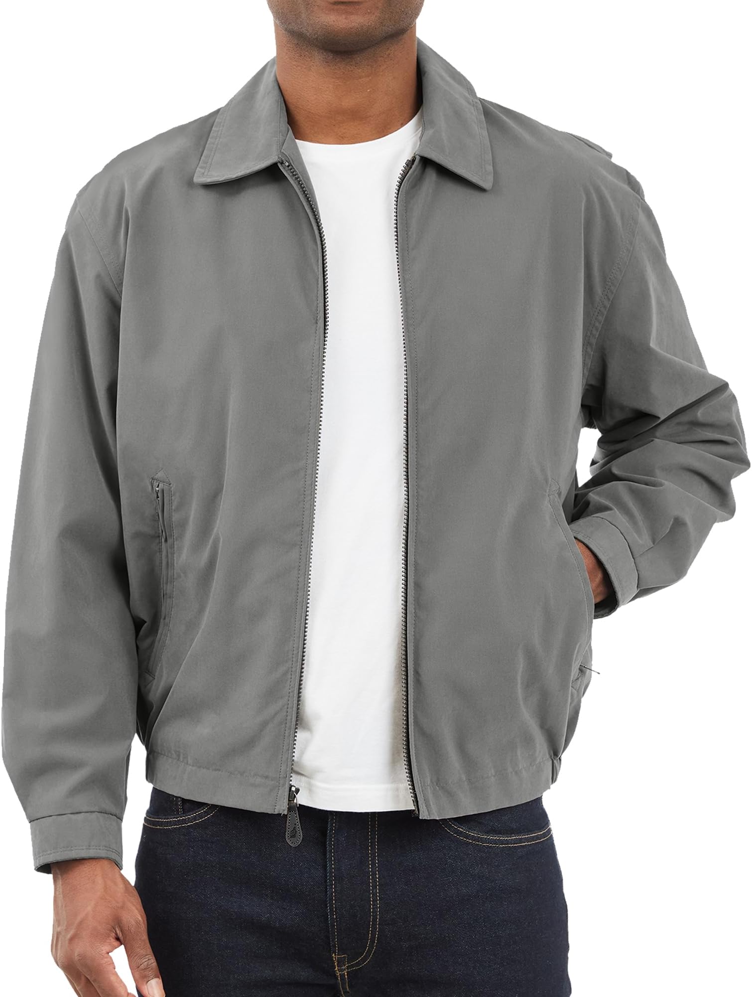 London Fog Men's Auburn Zip-Front Golf Jacket