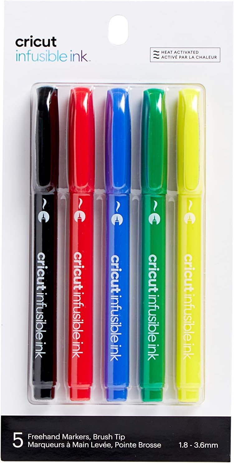 Infusible Ink Freehand Brush Marker, 5 Pack-Basics