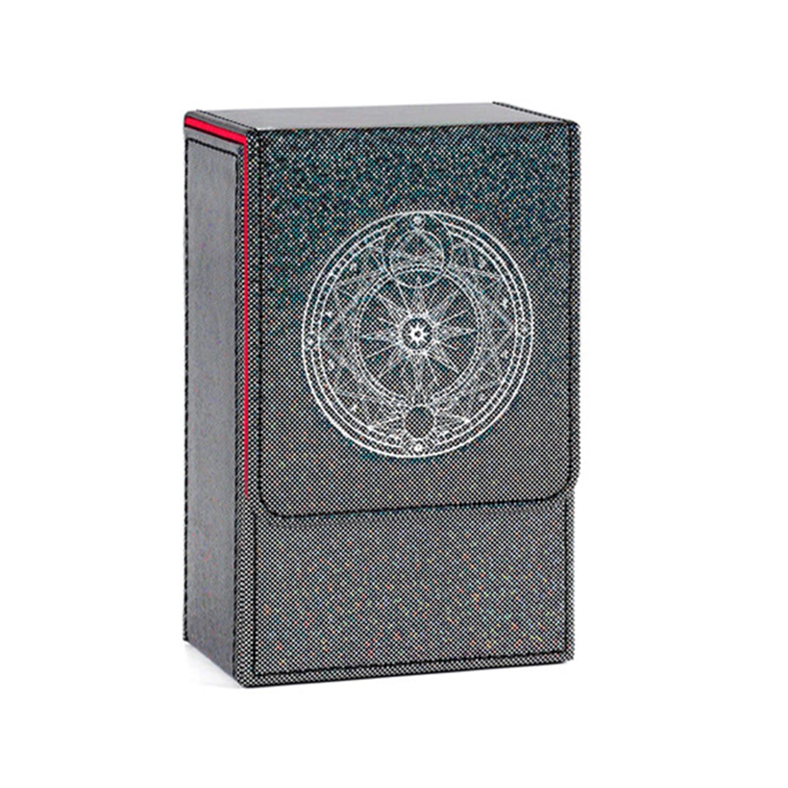 CAZSTYK Tarots Card Storage Box PU Leather Tarots Card Storage Case Game Deck Holder Organizers Portable Box Portable Container