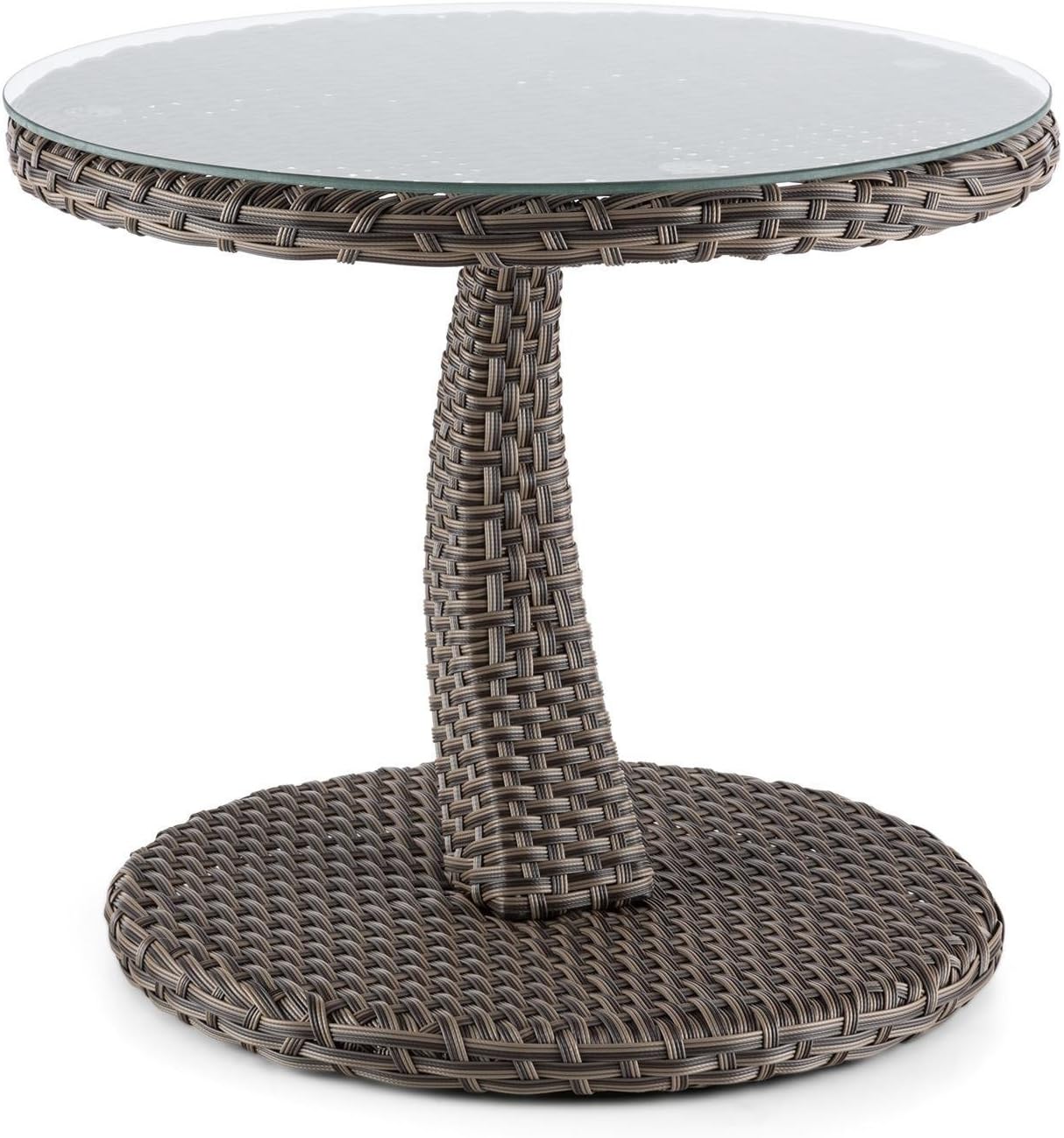 Tavolo Per Piante Da Esterno In Legno 91x44 Cm - Mensola Per Giardino, Balcone Con Ripiano E Mobiletto - Naturale - Foto 3