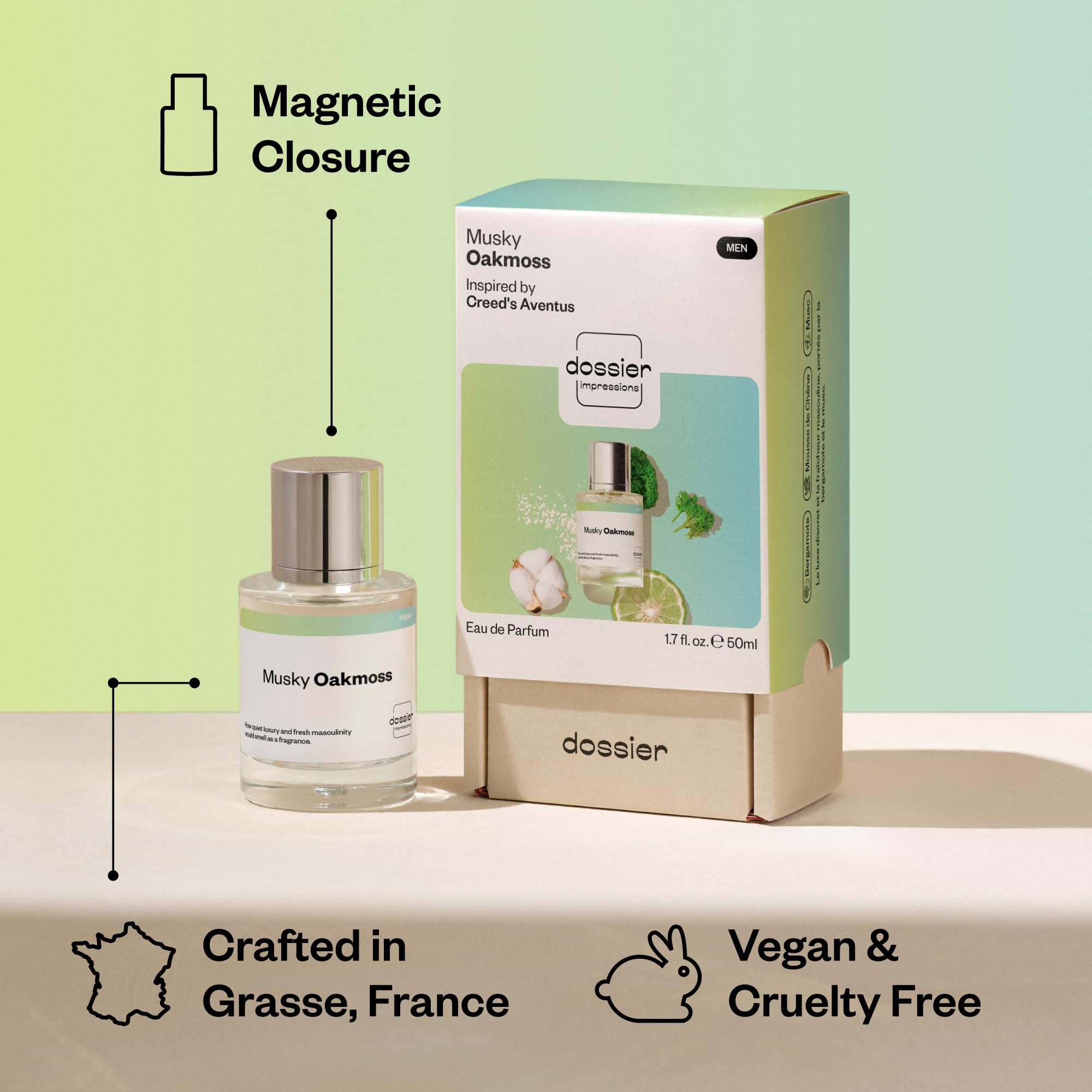 Amazon.com : Dossier - Musky Oakmoss - Eau de Parfum - Inspired by