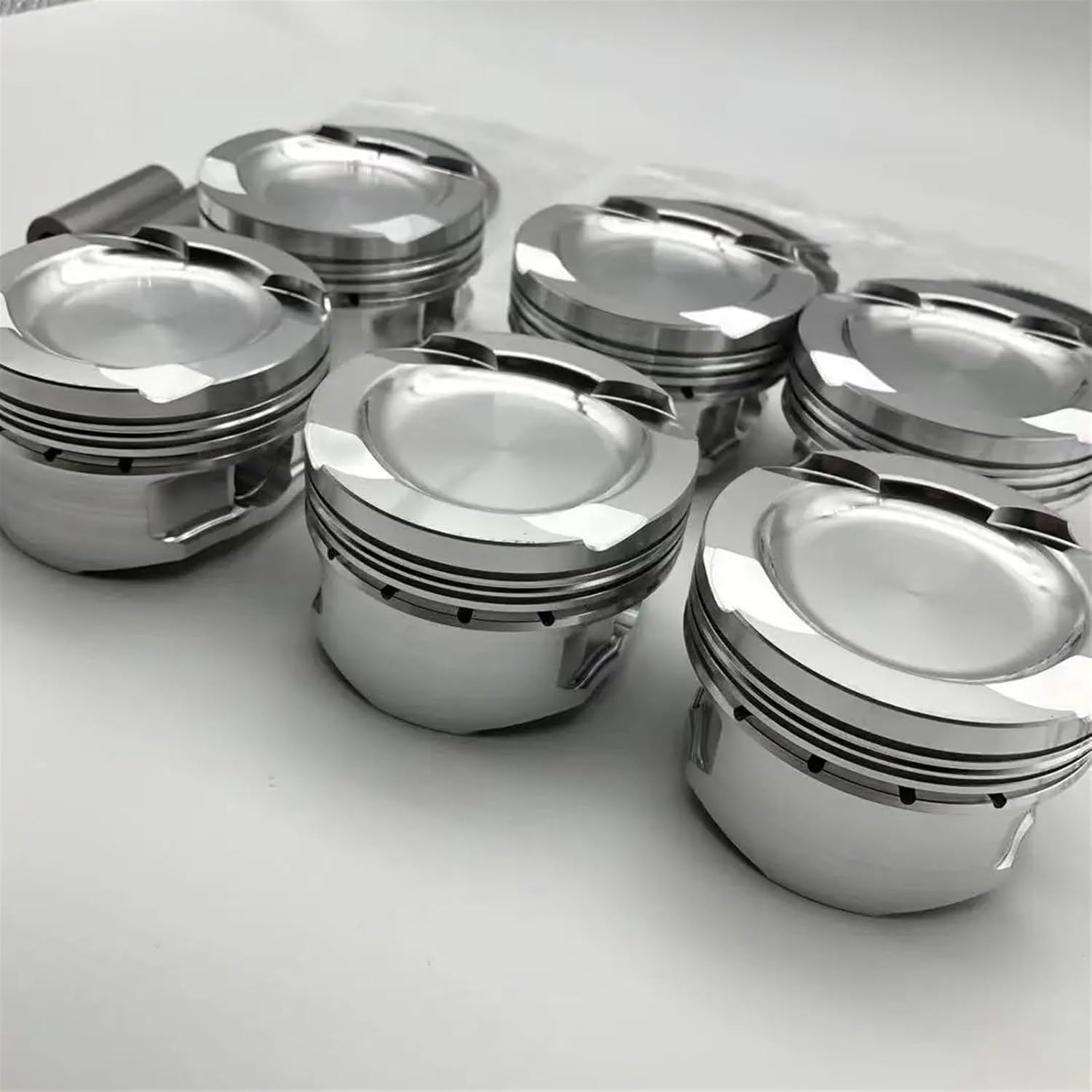 B58 Forged Piston Compatible with BMW B58B30 M3 M4 X3 X4 3 Series 82mm CR10.2:1 (Color : Without Coated)