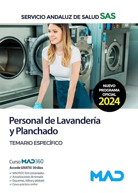 Portada de Personal de Lavandería y Planchado del Servicio Andaluz de Salud. Temario Específico