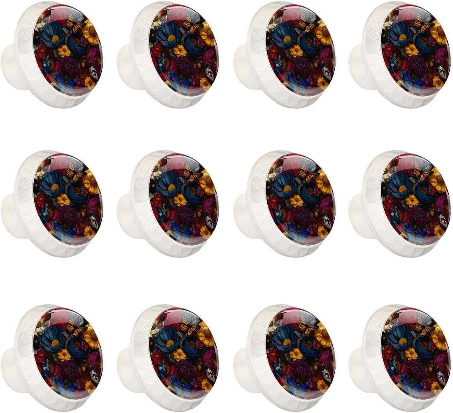 Black Base Cute Frog (1) Pattern Cabinet Knobs, Modern Decorative Drawer Knobs for Furniture Hardware, Easy Install for Kitchen Cabinet