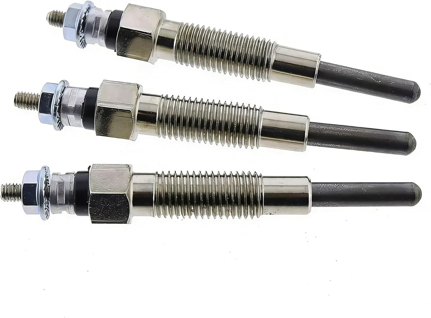 Heater Glow Plugs For Mitsubishi For L2A L2C L3A L3C 4 Pcs 11065-34W00 Quick Start Replacement