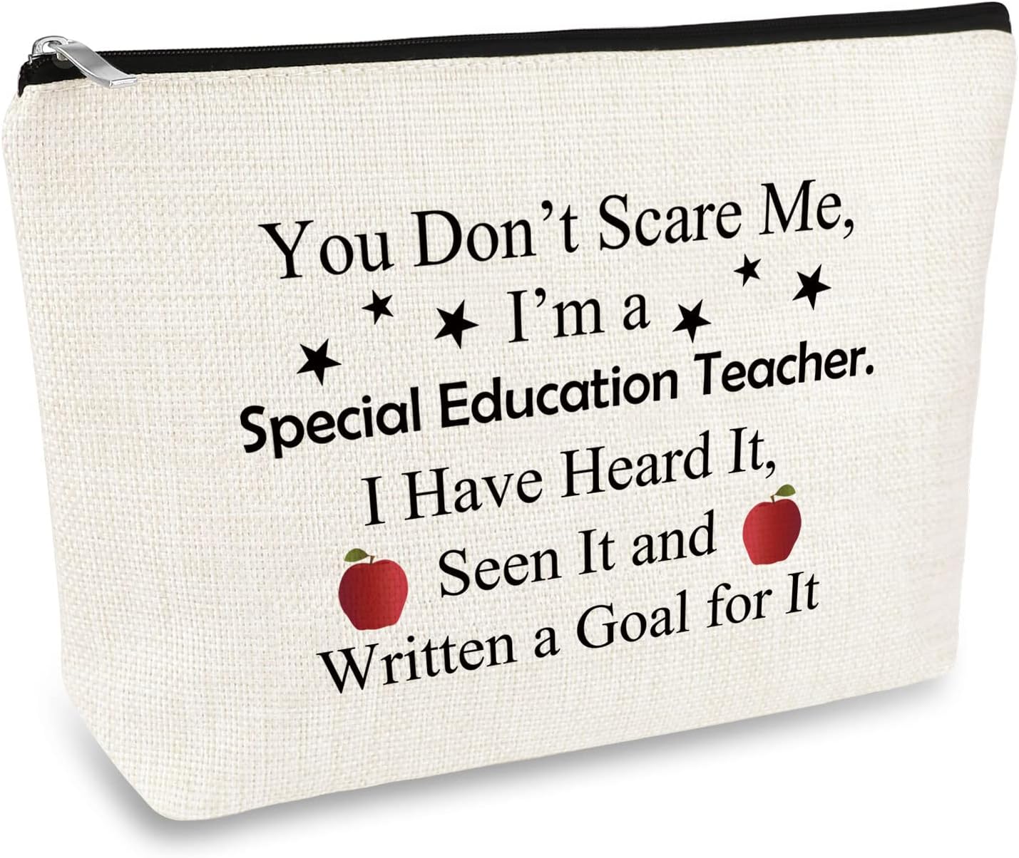 Special Education Teacher Appreciation Gift Makeup Bag