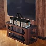 2Pcs DVD Storage Bags, Transparent Media Organizer Bag with Handles Zipper, Large Capacity Video Game Storage Hold 40-50 DVDs for DVD CD Video Game VHS Box Blu Ray Disc Movie Case Book Album
