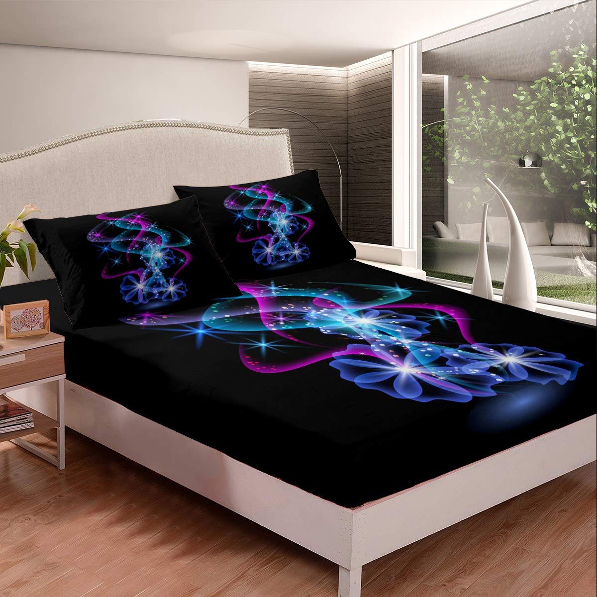 Set Biancheria Da Letto 3 Pezzi LOVEROGD Con Stampa 3D Basket – Copripiumino E 2 Federe In Microfibra Ultra Morbida, Doppia Taglia 200x200 Cm, Chiusura A Cerniera