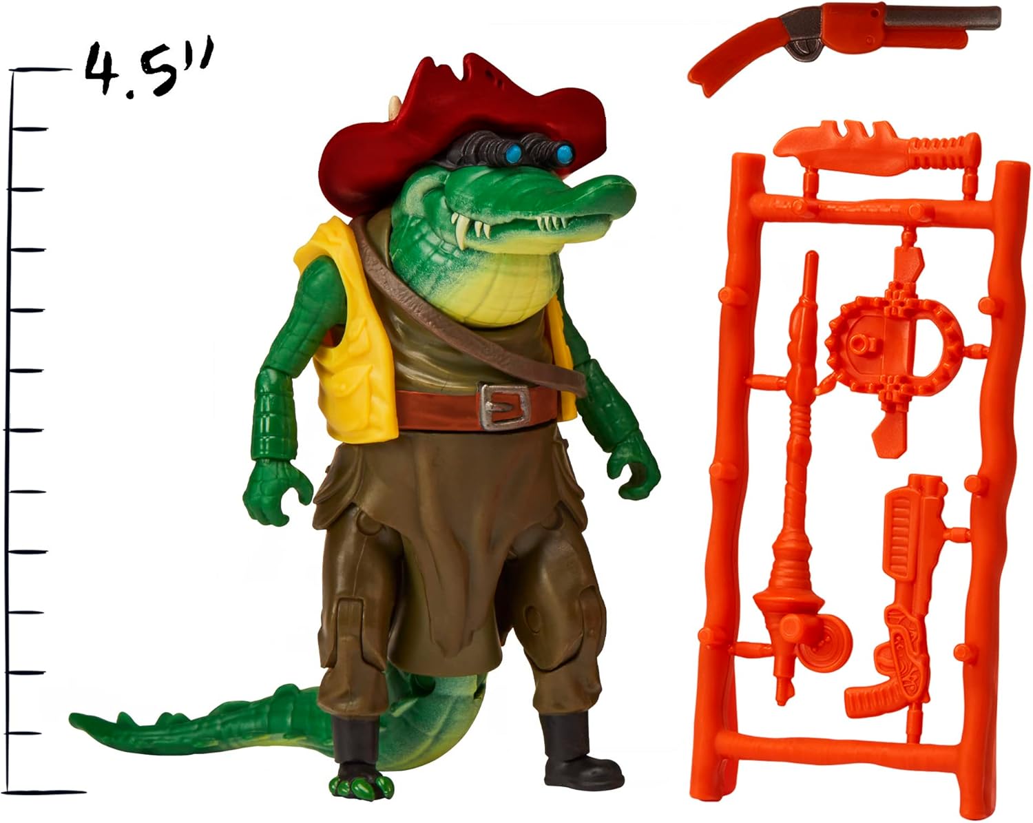 Teenage Mutant Ninja Turtles - Splinter Mutant Mayhem-Figure 4.5 Inch Leather Basic Action Figure Ideal Gift for Kids Ages 4-7 and TMNT Fans (Playmates 83294CO)