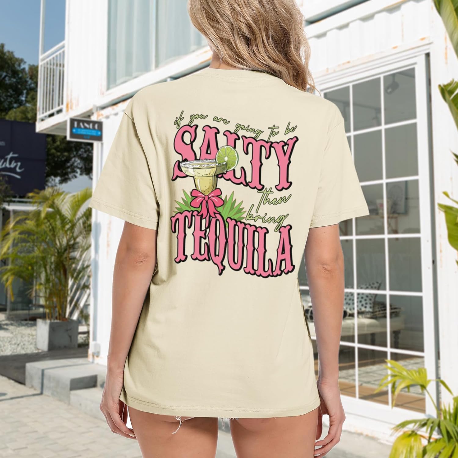 Funny Tequila Shirts for Women Cinco De Mayo Shirt Margarita Drinking Salty Graphic Tees Casual Short Sleeve Tops - Image 4