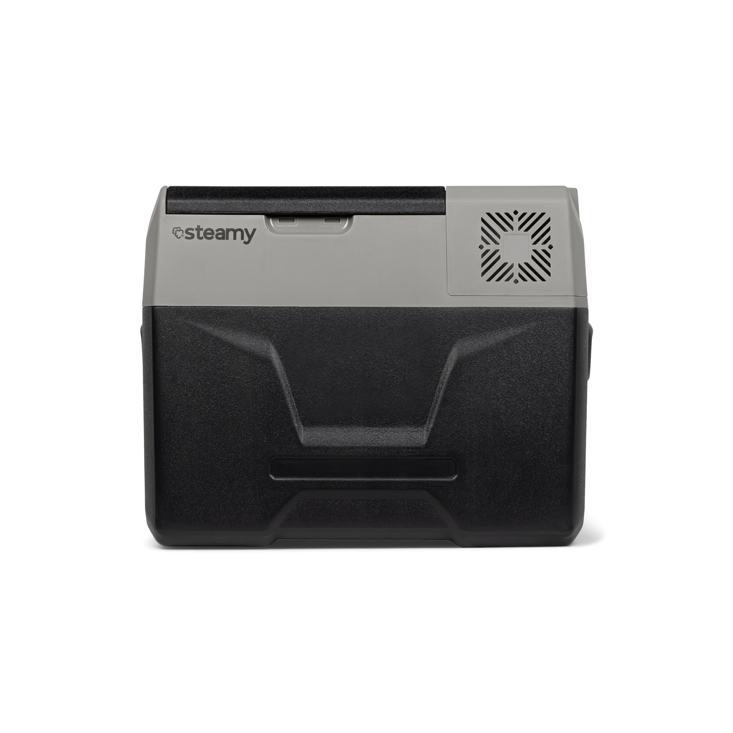 Steamy-E Single Zone 40 Roller, Frigorifero Elettrico a Compressore con Ruote, 12/24V DC e 100-240V AC, per Congelare e Raffreddare da -20℃ a +20℃, Ideale per il Campeggio, 39 Litri, Nero