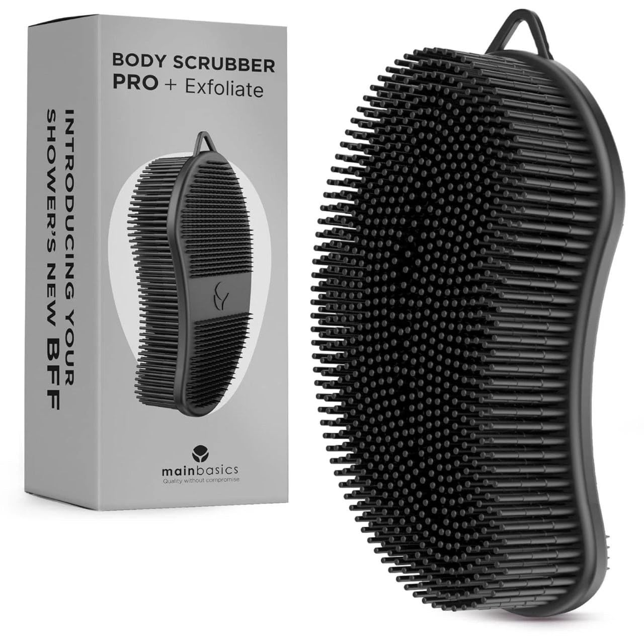 Silicone Body Scrubber Pro Exfoliating Massage Brush PACK OF 3 | Deep Cleansing, Sensitive Skin Safe, Hanging Loop, Ergonomic Grip, Rich Lather Generation-image-7