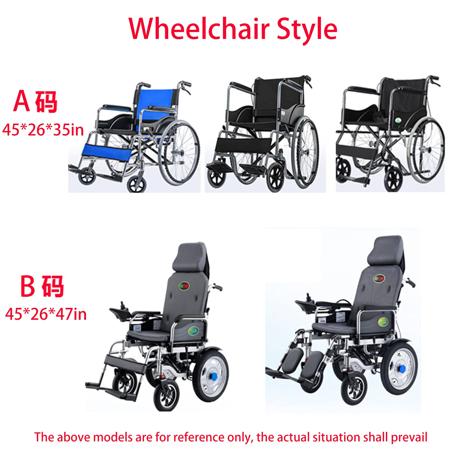 Funda para Silla de Ruedas, Ligera y Oxford, para Scooter de Movilidad al Aire Libre, Plegable, para Silla eléctrica, para Personas Mayores y Adultos, Gris, 45 x 26 x 47