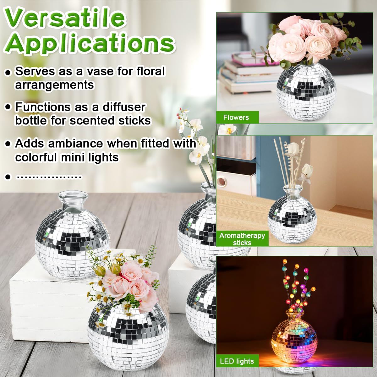 Boule Disco Dorée Lampe Disco Boule à Facettes Disco Boule Disco Réaliste Boule Disco | Vecteur