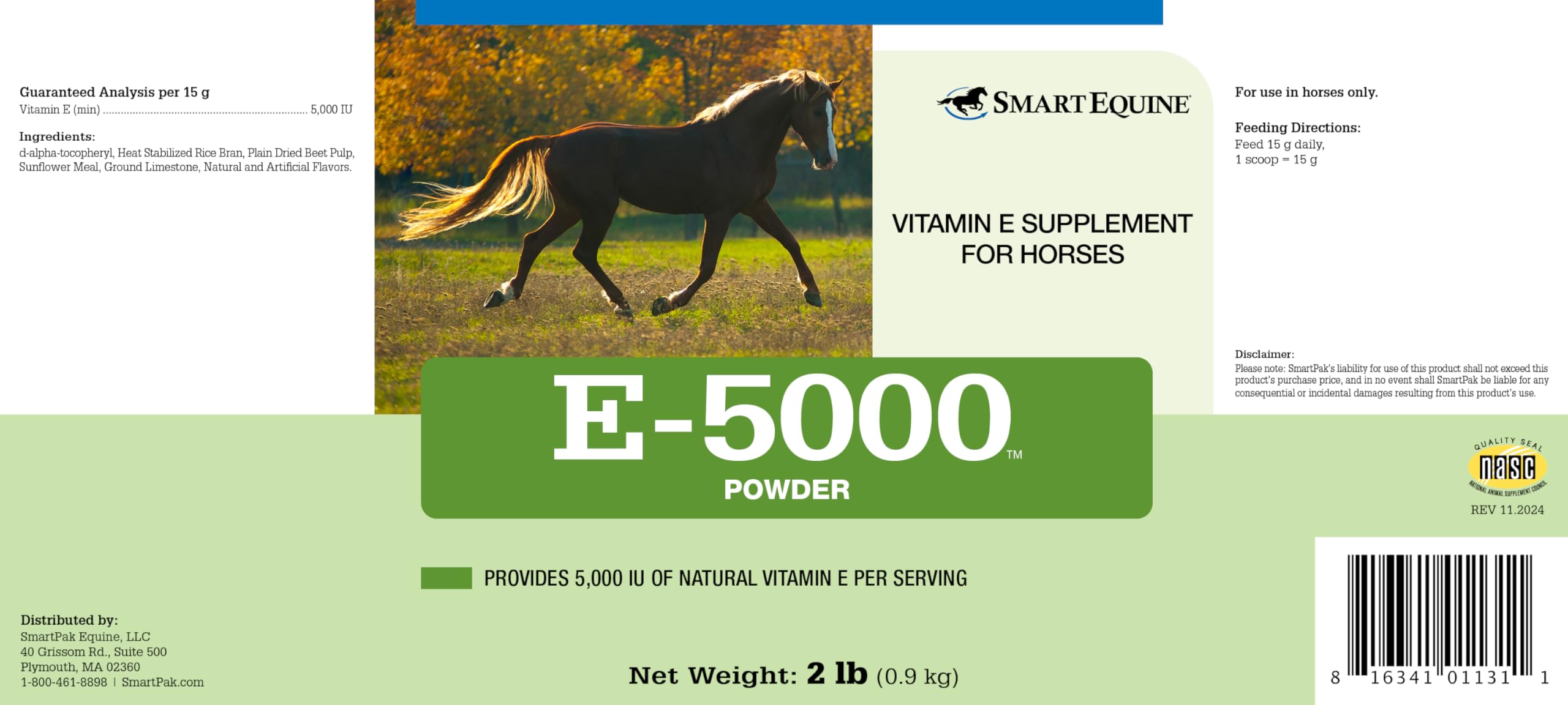 SmartPak E-5000 Powder, 2 lb — Amazon image 2