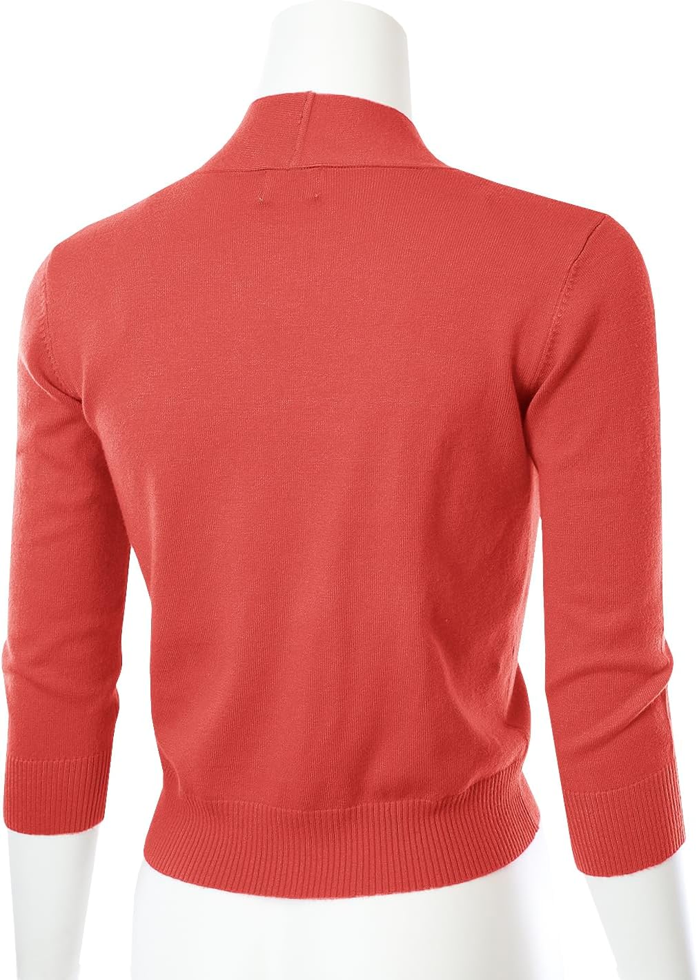 3/4 Sleeve Solid Open Bolero Cropped Cardigan for Women (S-3XL) - Image 3