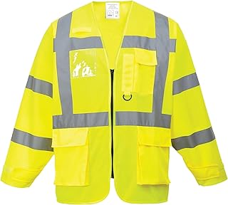 Portwest Warnschutz-Jacke Executive , Größe: L, Farbe: Gelb, S475YERL