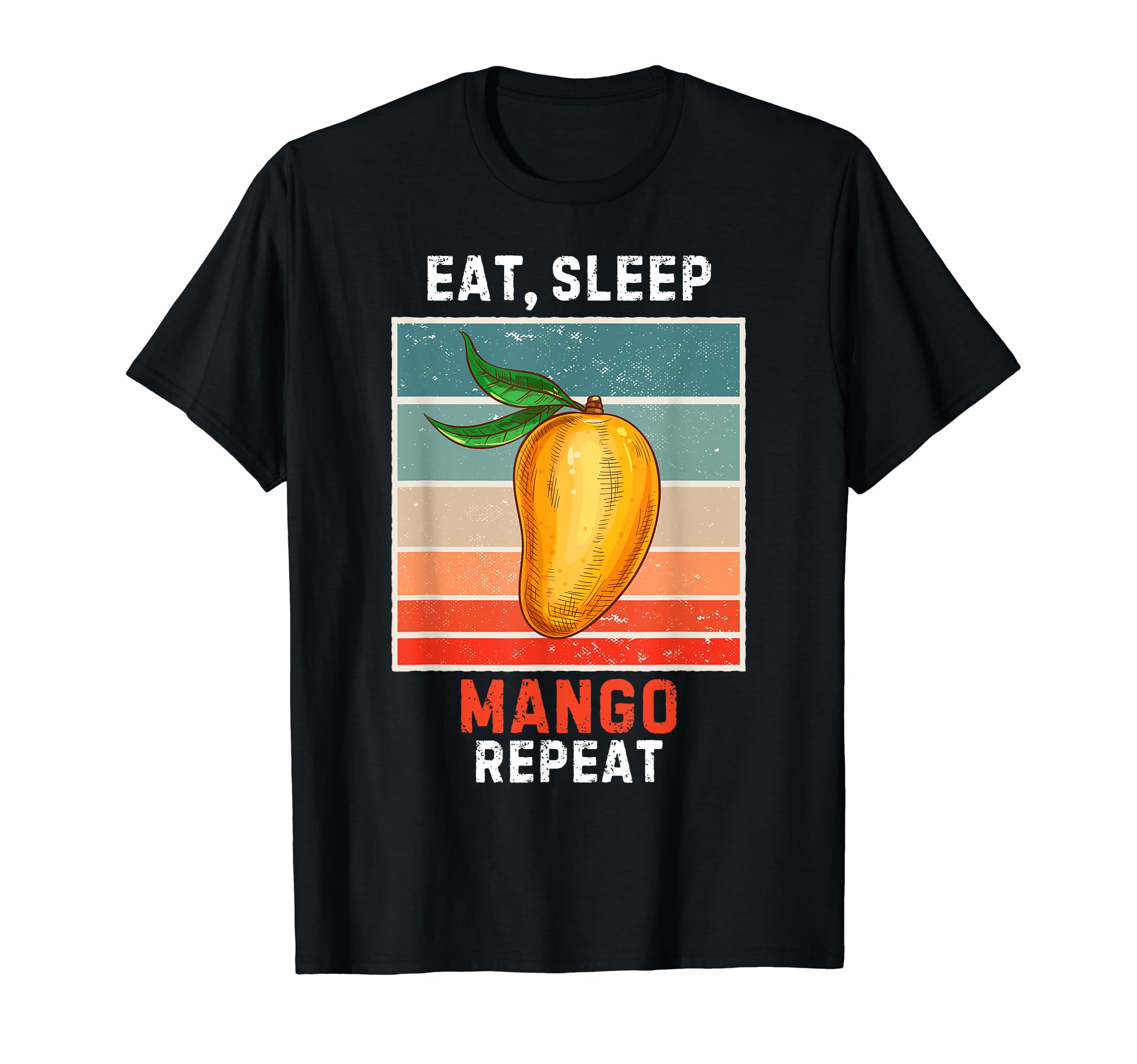 Retro Eat, Sleep Mango Repeat Mango LoverRetro Eat, Sleep Mango Repeat Vintage Mango Lover T-Shirt