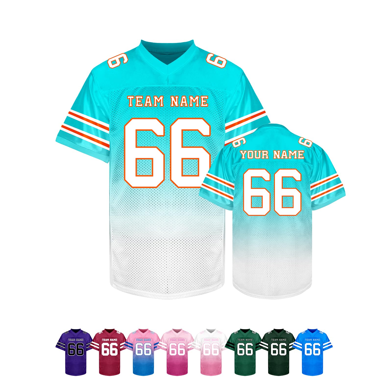 Custom Football Jersey Personalized Team Name Number Logo Customized Shirt for Men Youth Women Kids