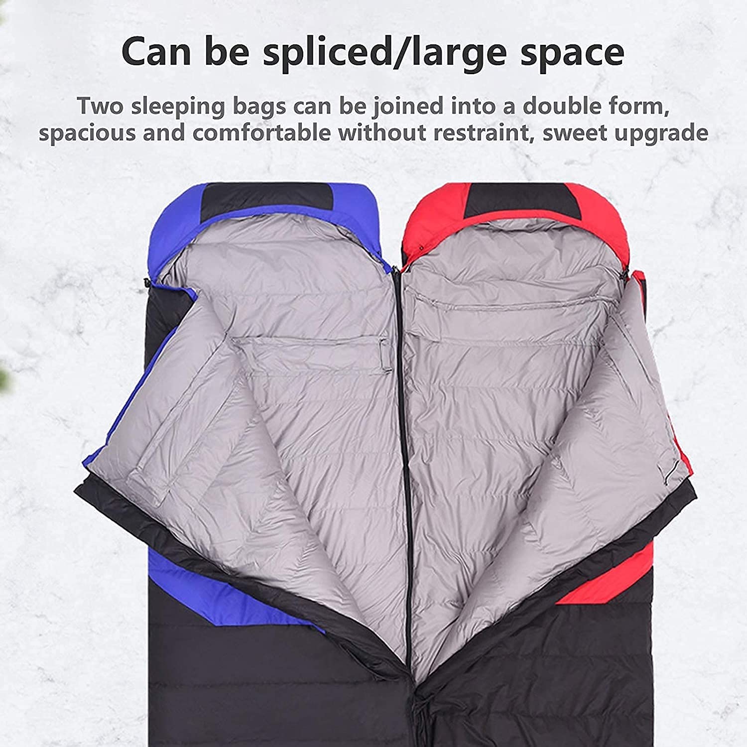 schlafsack für erwachsene nähen XIXIDIAN Schlafsäcke, Daunenschlafsack, wasserdichte Umschlag Backpacking Camping im Freien (Color : Blue) Sport & Freizeit Mount:Narrow PLU_85657 Camping Village Le Capanne,