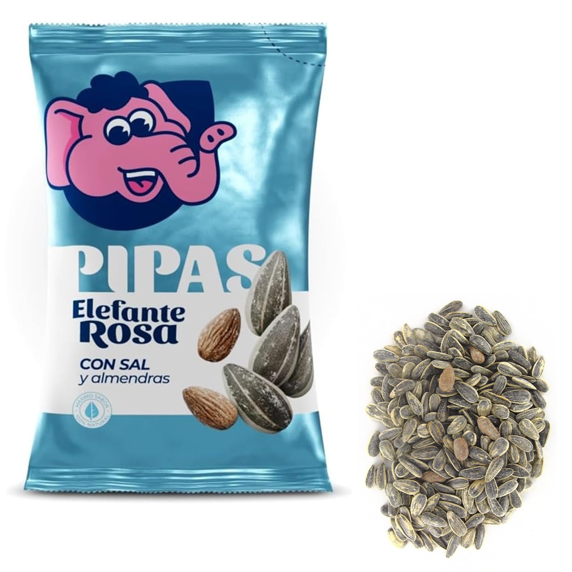 El Elefante Rosa Pack Especial 19 Bolsas Pipas Girasol Revoltillo Frutos Secos Almendras Tostadas Aperitivo
