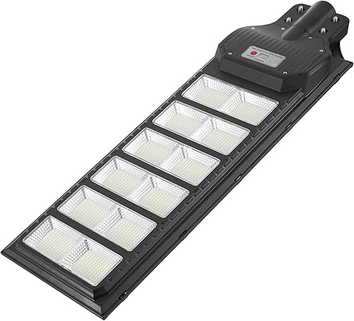 Miniatura 11 de VEVOR Luz solar de calle de 600 W, luces de inundación solares LED para exteriores 60000lm con control remoto infrarrojo, IP66 impermeable, sensor