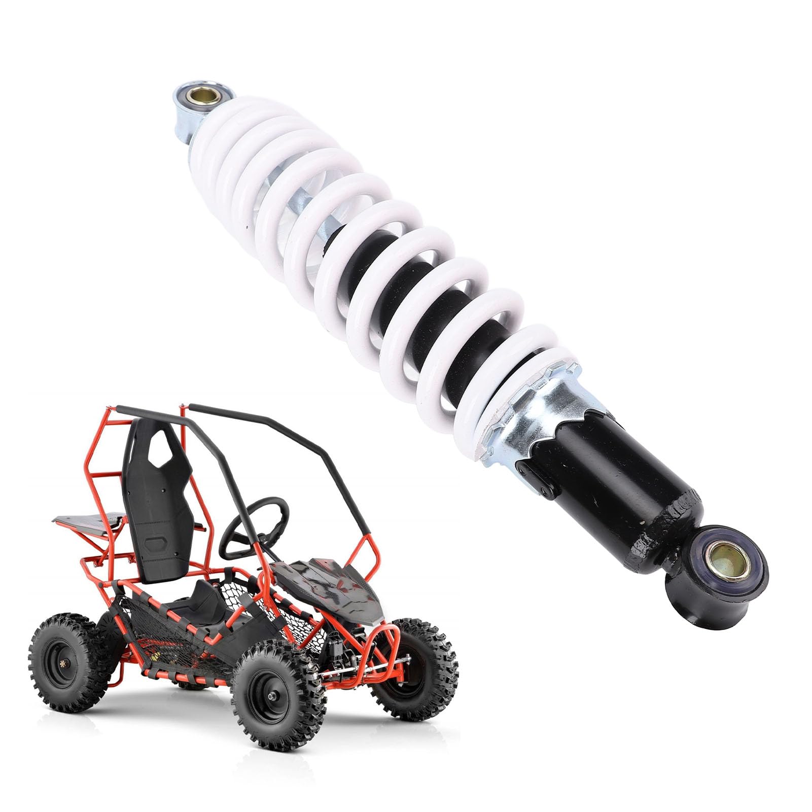 Ammortizzatore Per Moto 280mm Con Molla Regolabile Da 8mm, Carico 220LBS, Sospensione Ad Alta Resistenza Per Bike E Scooter