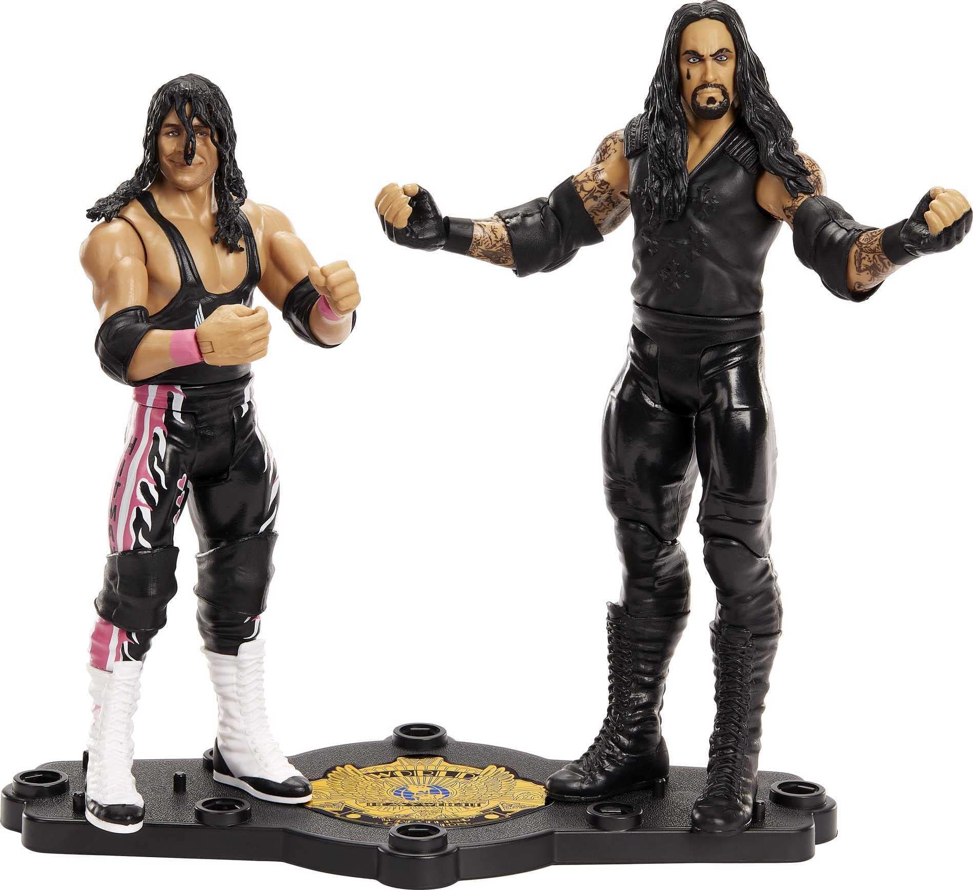 WWE Championship Showdown Undertaker vs Bret 'Hit Man' Hart 2 Pack, HDM12, Multicolor