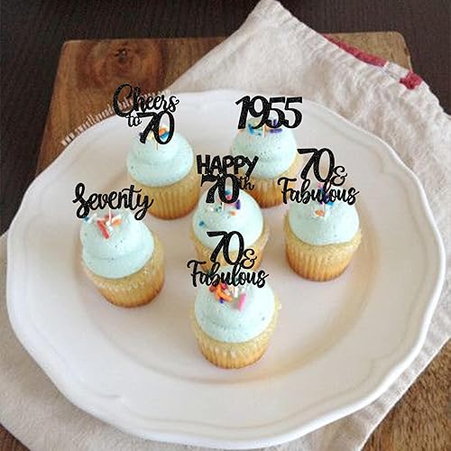 Miniatura 82 de Rsstarxi Paquete de 30 adornos para cupcakes de 15 cumpleaños con purpurina Mis Membrillo 15 desde 2010 Feliz 15º Cupcake Toppers Quince Cheers to